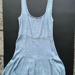 Doen Light Blue Floral Dress